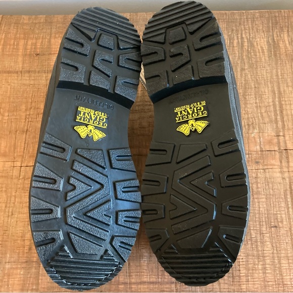 Georgia Boot Men’s Slip & Oil Resistant Work Shoes 7.5 Wide GR270 Romeo NWOB - Picture 7 of 14